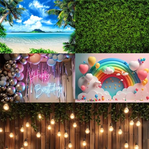 Waterfall Aquarium Background Nature Tropical Plants Tranquil Stream Fish Tank Background Rainforest Lush Green Trees Plants Stone Bridge Reptile Tank Enclosure Backgrounds Wallpaper 24x12in - color: Foggy Green, size: 24(W)x12(H)inches/ 60(W)*30cm(H)