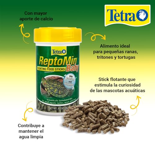 Tetra ReptoMin Baby Floating Food Sticks, 0.92-Oz (26g) (Pack of 2) - size: 0.92 Ounce (Pack of 2)