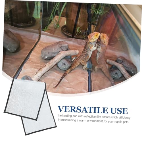 ORFOFE Heating Pad for Reptiles Self-Warming Mat Reflective Film for Animals Like Turtles Lizards and Rabbits - size: 85.00X29.30X0.30CM