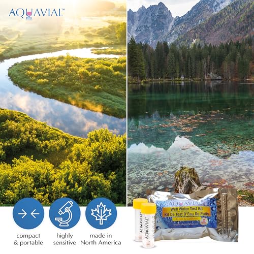 Water Testing Kit 2 Pack - E Coli and Coliform Test for Drinking, Pool, Pond, Lake, Well Quality - Bacteria Tester