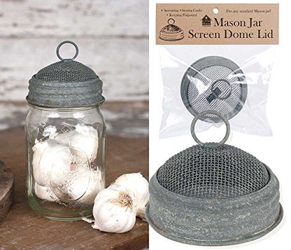 Barn Roof Mason Jar Dome Lid - Screen Lid