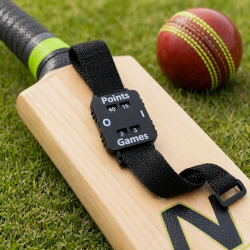 Score Counter Watch with Adjustable Wristband - Score Keeper Stroke Counter Bracelet for Cricket, Tennis, Padel & Ping Pong Sport Accessories