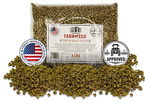 | Timothy Grass Food | Small Pet | Young and Adult | Pellets | 3 Pounds