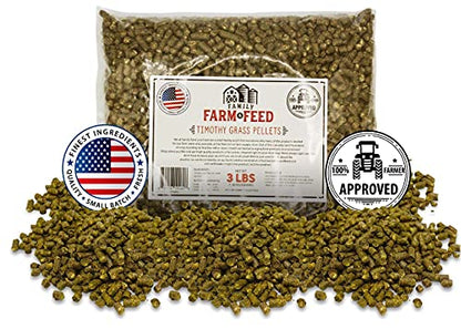 | Timothy Grass Food | Small Pet | Young and Adult | Pellets | 3 Pounds