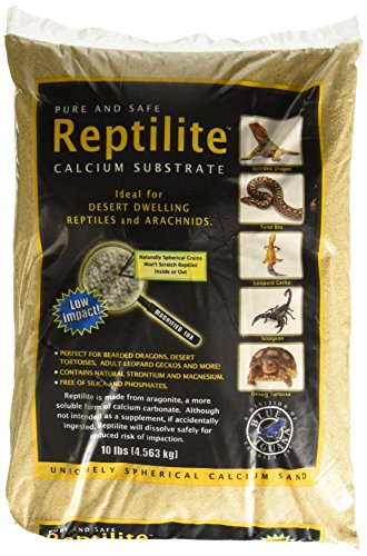 Carib Sea SCS00714 4-Pack Reptiles Calcium Substrate Sand, 10-Pound, Aztec Gold