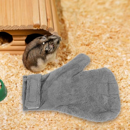Bite Resistant Gloves for Hamsters - Animal Handling Gloves - Bite Proof Pet Protective Mittens Hamster Accessories for Reptile Bird and Chinchilla