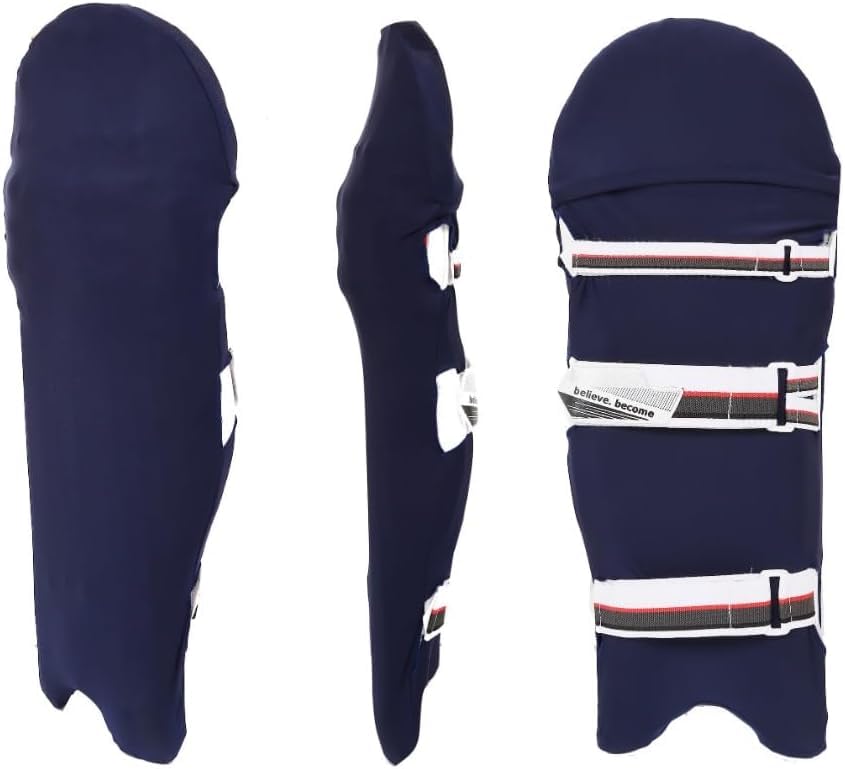 KNK Cricket Batting Pad Covers, Universal Youth and Adult Fit, Pair - color: Navy Blue
