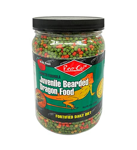 Rep-Cal Srp00813 Juvenile Bearded Dragon Pet Food, 12-Ounce