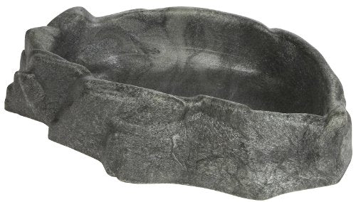 Zoo Med Reptile Rock Water Dish, X-Large, Assorted colors