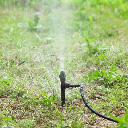 30 Pcs Irrigation Misters Emitters for 1/4" Drip Tubing | Adjustable 360° Automatic Atomizing Nozzles on 6.3" Arrow Stake,Micro Spray Irrigation Kits for Patio Misting Watering System - style: 30Pcs Misters