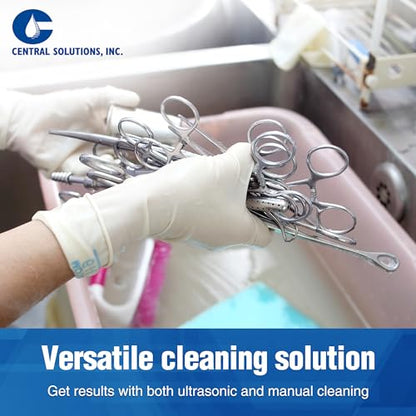 CSI Central Solutions Multi Enzymatic Cleanser - Hospital Grade Medical Instrument Cleaner for Presoak and Manual Processing, 1 Gal - style: Original