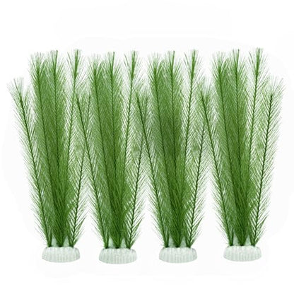 M2cbridge Plastic Fish Tank Plants Soft Silk Water Grass for Terrarium Simulate Plants and Aquarium Landscape(4pcs,12") - size: 4pcs,12"