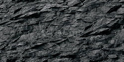 VIP. LINE 3D Effect Black Stone Texture Aquarium Background Poster Fish Tank Backdrop Decorations PVC Background (30" x 22"/ 76 x 56cm) - size: 30" x 22"/ 76 x 56cm