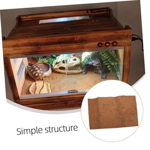 VANZACK Climbing Pet Mat Reptile Bedding Natural Coconut Fiber 60x40cm Easy - size: Size 2