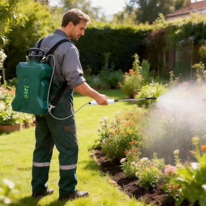 Backpack Sprayer, 3 Gallon, Battery Powered | 7.4V, 5 Mist Nozzles