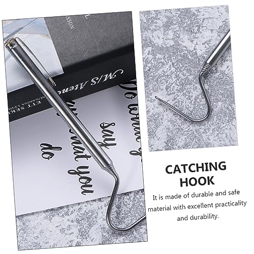 Yardwe 2Pcs Retractable Snake Grabbing Hooks Reptile Tongs Snake Handling Tool for Efficient Capture and Distance Protection
