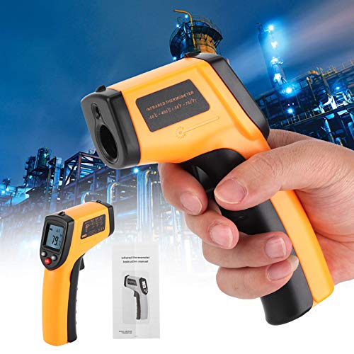 GM320 Infrared Thermometer Gun | -50 to 400℃,Precise Aiming,Distance to Spot Ratio 12:1, 5 to 14um,For Cooking,Heated Air Conditions