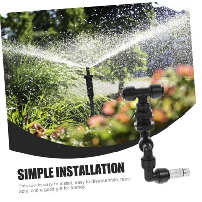 HANABASS 4pcs Garden Hose Sprayer Nozzle Mist Nozzle Mist Sprayer Reptile Mister Plant Mister Spray Bottle Hose Wand for Watering Plants - color: Blackx4pcs, size: 10X9X2CMx4pcs