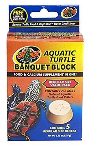Zoo Med Banquet Block Aquatic Turtle Food - size: 1 Count (Pack of 1)