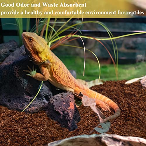 4 Pack Coconut Fiber Substrate, Premium Coco Coir Reptile Substrate | 100% Coconut Husk Terrarium Bedding for Reptiles, Tortoise, Bearded Dragon, Gecko, Snake, Hermit Crabs, Frogs, Tarantula - color: 4pcs
