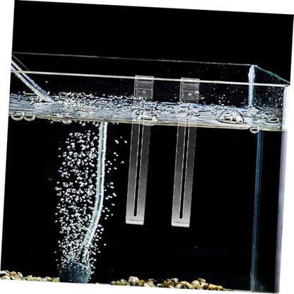 Sosoport Reptile Tank Hooks 2pcs Aquarium Hangers Adjustable Climbing Ramps Fish Tank Accessories