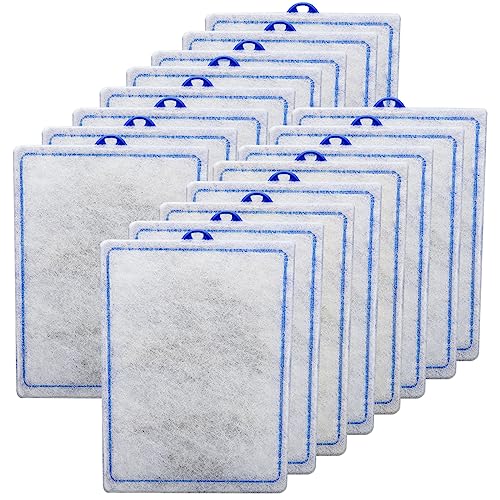 16 Count Assembled Large Filter Cartridges Compatible with Tetra Whisper Bio-Bag Filters 20i 40i IQ20/30/45/60 PF20/30/40/60, Large Replacement Filter Cartridges for Whisper Filters & Aquariums - size: Assembled Large-16 Count