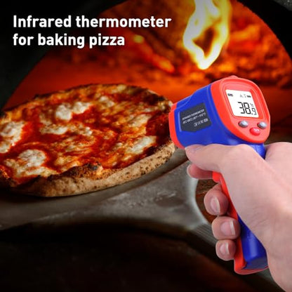 Infrared Thermometer Gun, Non-Contact Laser Thermometer Temperature Gun -58℉ (1112℉/600℃/Blue) - color: 1112℉/600℃/Blue