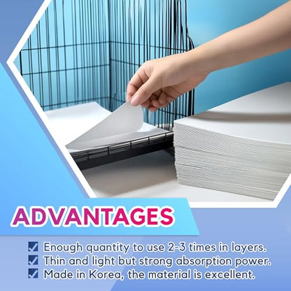 HA SHI Bird Cage Liners, 120 Disposable Newsprint Sheets, Unscented Paper for Pet Enclosures, Packing and Crafts (Standard (20" x 18")) | 120 unscented newsprint sheets, 20 x 18 in. Ink-free liners for bird cages and small pet enclosures. Trim to fit. - s