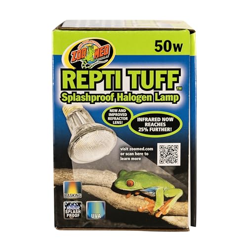 Zoo Med Turtle Tuff Splashproof Halogen Lamp 50 Watts