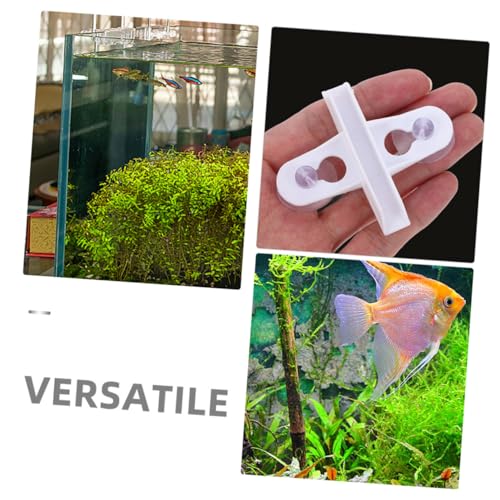 20pcs Aquarium Suction Cup Clips Durable Fish Tank Isolation Plate Holders Simple Installation for All Tank Versatile Air Hose Support for DIY Setup and Reptile Enclosures