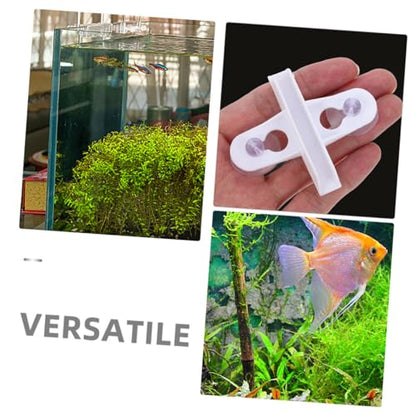 20pcs Aquarium Suction Cup Clips Durable Fish Tank Isolation Plate Holders Simple Installation for All Tank Versatile Air Hose Support for DIY Setup and Reptile Enclosures