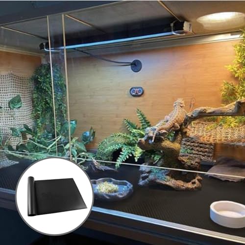 Reptile Mat Safe Anti-Slip Easy to Clean | Terrarium Liner Bedding for 40-Gallon Feeders - color: XL