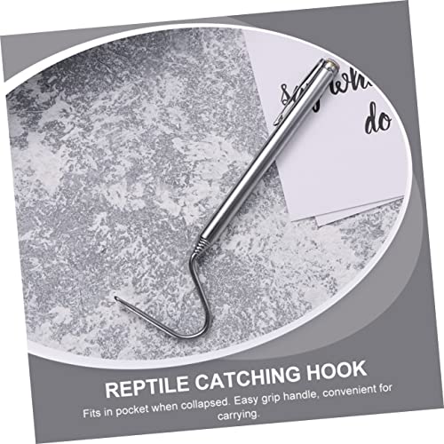 BESPORTBLE 2pcs Telescoping Snake Hook Reptile Catching Tool for Handling Snakes and Reptiles Compact and Easy to Carry