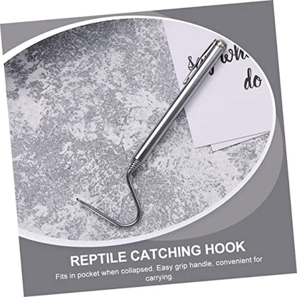 BESPORTBLE 2pcs Telescoping Snake Hook Reptile Catching Tool for Handling Snakes and Reptiles Compact and Easy to Carry