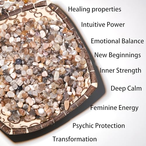 Black Moonstone Chips Bulk 1lb, 850+ Pieces, 5-8mm Natural Gemstones - color: Black Moonstone, size: 1LB