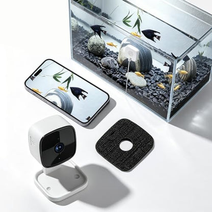 Aquarium Camera, 2K HD Fish Tank Camera with Night Vision, Window Cameras with Motion Alerts, 24/7 Event Recording, for Reptile Terrarium & Pet Monitoring SQ