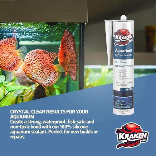 Kraken Bond Black Spray Waterfall Foam Sealant 2x24 oz & Aquarium Silicone Sealant 2x10.1 fl. oz – Bundle for Vivarium, Terrarium, Fountain & Aquascape Background, Foam Gun and Cleaner Not Included - color: Black Foam, size: 2 Pack (Habitat Set)