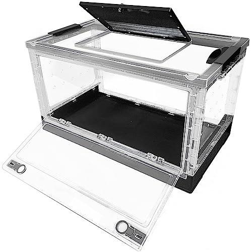 Hamster breeding House Reptile breeding Cages with Wheels (Big Size) - size: 21.3"L x 12.4"W x 12.2"H