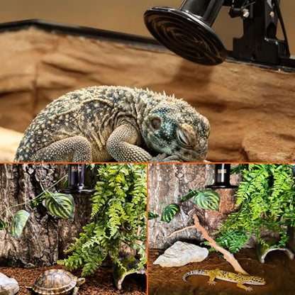 BNOSDM 2 Pack 150W Non-Light Emitting Ceramic Heat Emitter, Reptile Heat Lamp Bulbs, Brooder Coop Heater Lamp Bulb for Amphibian Reptiles Lizard Turtle Chicken - color: Pack of 2/Black, size: 150 Watts