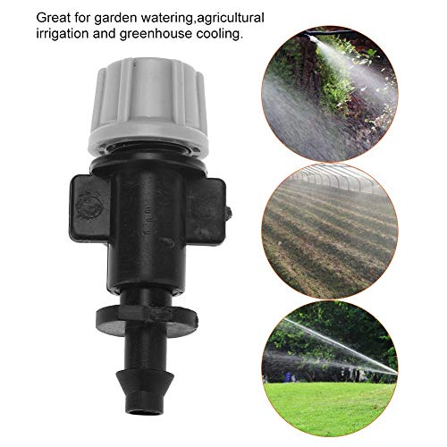 50pcs/Set Misting Nozzles Plastic Sprinkler Atomizer Nozzles for Patio Garden Agricultural Greenhouse Drip Irrigation Outdoor Cooling System