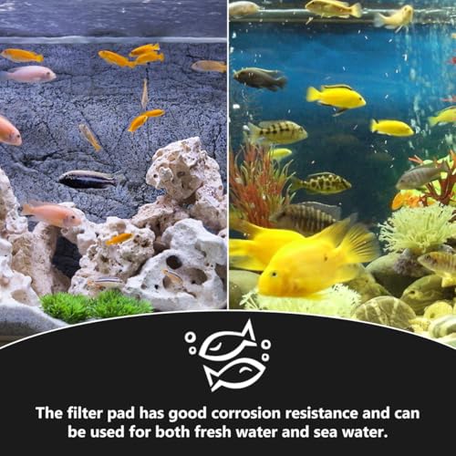 VANZACK Aquarium Bottom Filter Plate 5-Pack Fish Tank Filtering Plates Divider Board Grid 5.70 X 5.70 X 0.98 in Undergravel Filter Parts for DIY Aquarium System