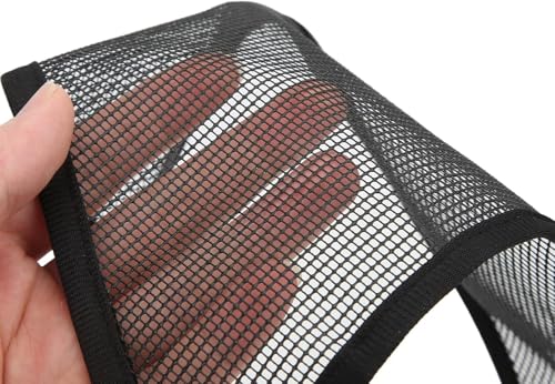 Reptile Hammocks, 2pcs Triangular Bearded Dragon Hammock Soft Breathable Hanging Hammock Net with Suction Cup for Large & Small Geckos, or Lizards(M)
