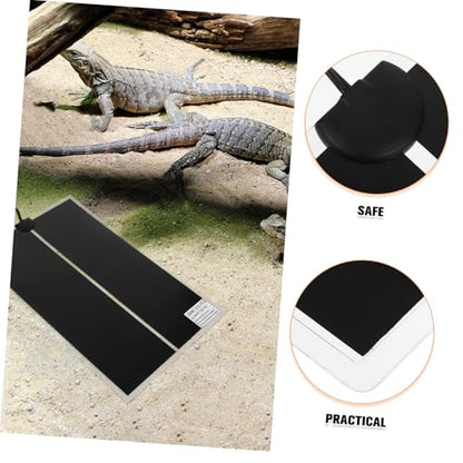 ORFOFE 3pcs Reptile Heating Mat with Thermostat Control Heat Pads for Terrarium Snakes and Lizards Insulation Pad for Reptiles and Pets