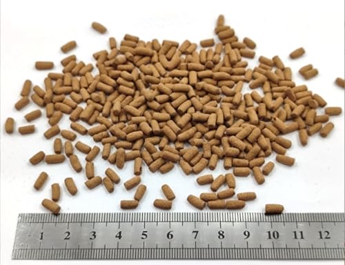 High Protein Floating Sticks Fish pellets for Arowana,Oscars,Flower Horns,Red Parrots Arowana pellets,1kg (2.2lb)