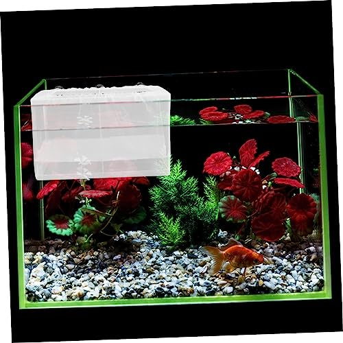 COLLBATH Breeding Box for Betta Fish Isolation Mesh Tank Divider Incubator Box for Aquarium Reptile Shrimp and Fry