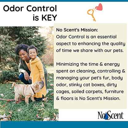 No Scent Crate Kennel & Floor Probiotic Cleaner Spray for Dog Cat Pet Odor Stains (8 Fl Oz / 237 mL) - size: 8 Fl Oz (Pack of 1)