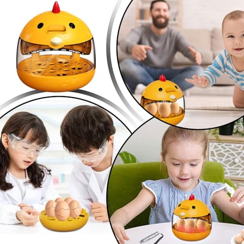 Incubators for Hatching Eggs Portable Automatic Temperature Control Candler | Chicken and Duck Hatching Incubator for Brooder Quail Duck Turkey Pigeon Poultry Pheasant Partridge Home Classroom Lab
