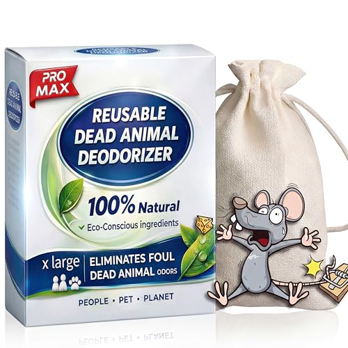 Animal Odor Eliminator for Strong Odor Remover, Dead Animal Smell Eliminator- Safe Indoor & Outdoor Use, Natural Odor Remover, Fresh & Effective