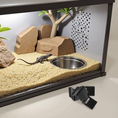 10pcs Turtle Box Accessories: Terrarium Lid Clips - Plastic Tank Lid Lock Buckles Anti-Escape Accessories for Reptile Fish Turtle Aquarium Enclosure