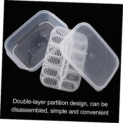 Yardwe Reptile Incubation Box for Lizards and Geckos Egg Hatching Container Sturdy Hatchery Box Ventilation for Reptile Breeding